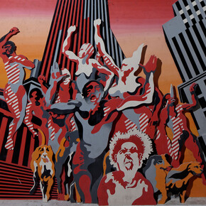 Henri Cueco, Les Hommes Rouges 1968-9 © Henri Cueco/ADAGP 2014. Photo: David Cueco
