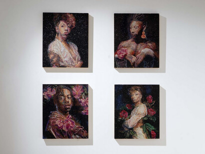 Jamie Vasta, House of roses, exhibition view. Courtesy of Patricia Sweetow Gallery