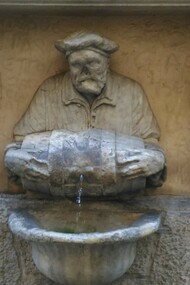 Fontana del Facchino, fonte progettuale per Pietro Lombardi (foto Roberto Luciani)
