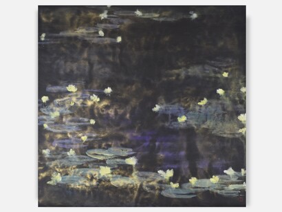 Water Lilies in Purple Pond, Wang Tingxin, 2016. Courtesy of Halcyon Gallery