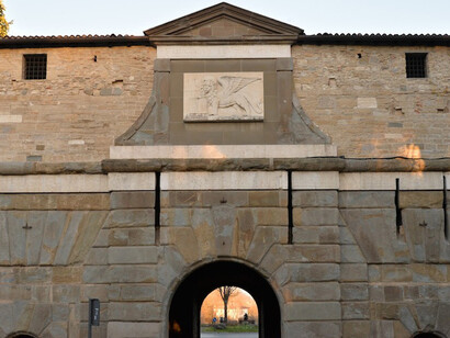 Porta Sant'Alessandro, facade, contemporary locus 7, Bergamo 2015, photo Mario Albergati
