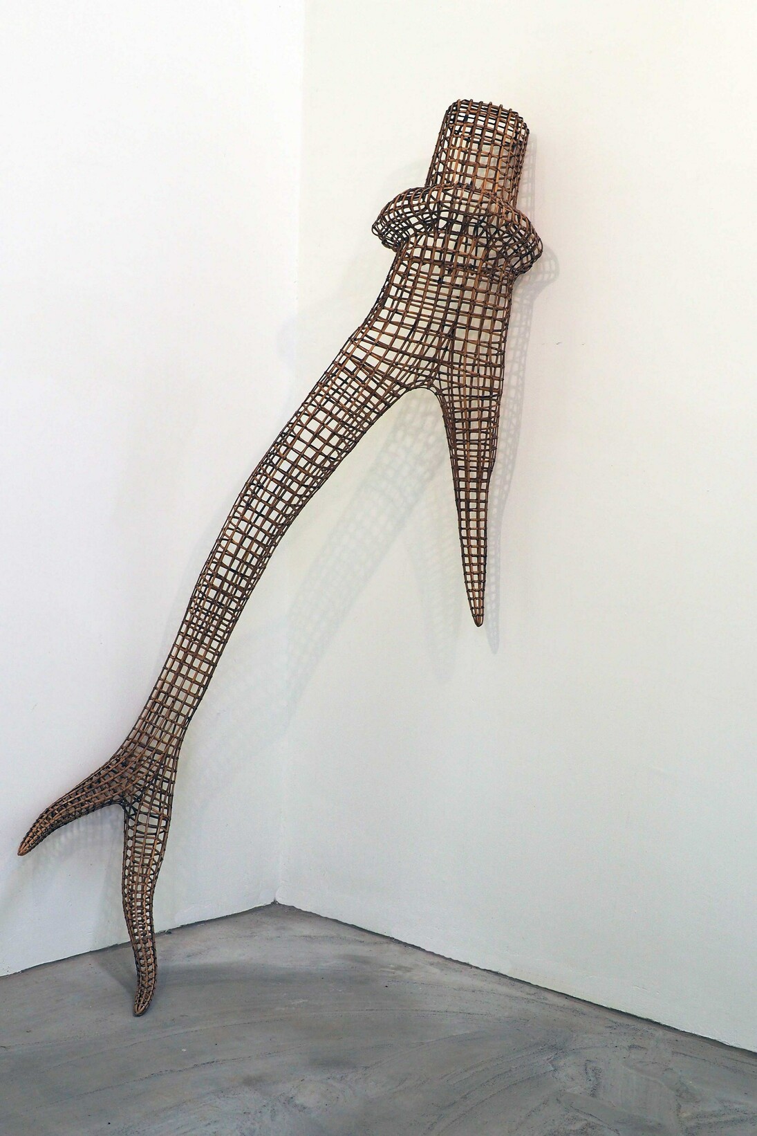Sopheap Pich, Antler. Bamboo, rattan, wire, 80 x 228 x 44cm, 2014. Courtesy of the artist and Tyler Rollins Fine Art