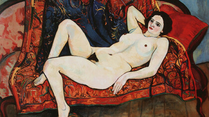 Suzanne Valadon. Nudo sul divano rosso, 1920