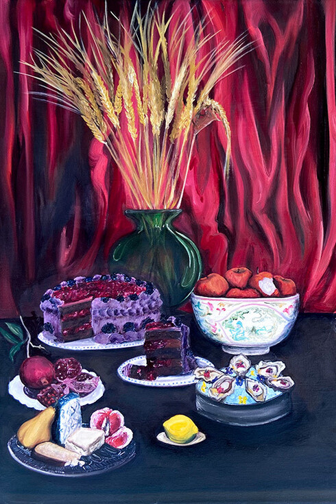 Claire Flath, Still life in hysterics. Courtesy of the Cincinnati Art Museum