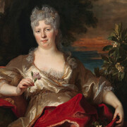 Nicolas de Largilliere, Portrait of Unknown Lady (between 1690 - 1746 ?), Oil on canvas, 138.5 x 106.1 cm, © Julian Opie
