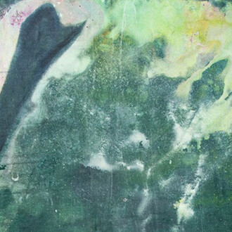 Frank Bowling, Swan upping (detail), 2020. Courtesy the artist and the Fitzwilliam Museum