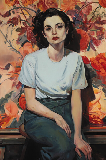 Lance Myers, She goes right through you (detail). Courtesy of Wally Workman Gallery