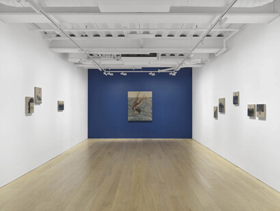Hayv Kahraman, What cannot be said will be wept, exhibition view. Courtesy of Pilar Corrias