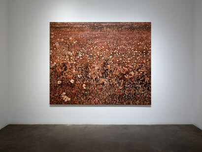 Paul Manes, Into the weeds, exhibition view. Courtesy of Cris Worley Fine Arts