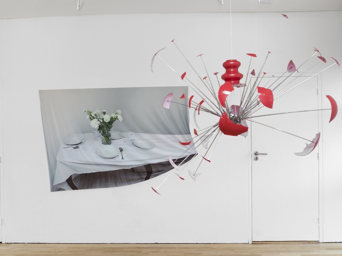 Pavla Sceranková and Lucia Sceranková, Surface Tensions, installation view, 2017. Photo_ Eoin Carey. Courtesy the artists and Pump House Gallery