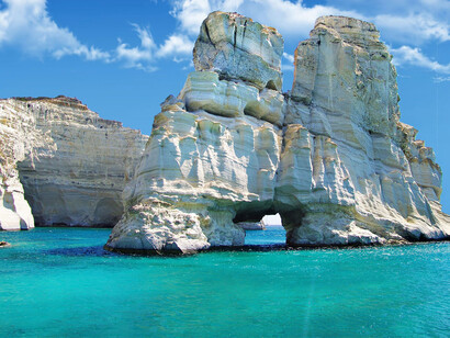 Beautiful rocks in Milos