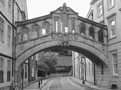 "Bridge of Sighs", Oxford, Inglaterra