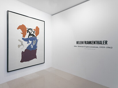 Helen Frankenthaler, Exhibition view. Courtesy of Gagosian