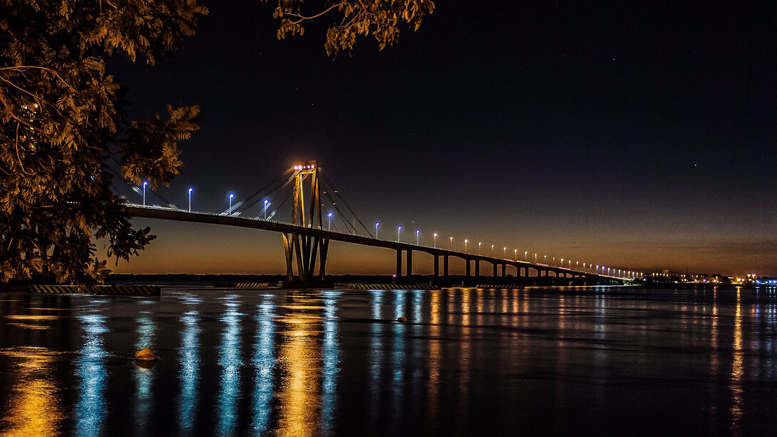 El Puente General Belgrano, que une las provincias de Chaco y Corrientes, Argentina, una de las obras más notables del Universo