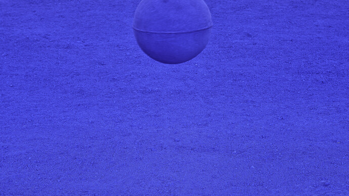 Yves Klein, Exhibition view. Courtesy of MUAC