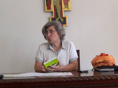  Miriam Giovanzana  a una conferenza