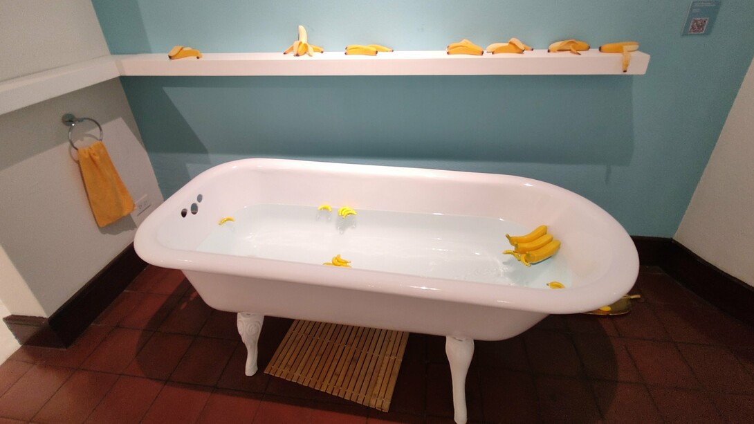 "Just toys in the gulf of America", instalación, Victoria Cabezas Green