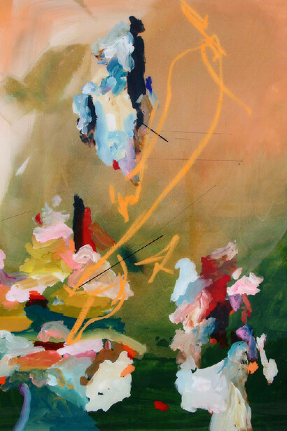 Spring Renew Magic
mixed media on panel with resin
40 x 30 in.  


