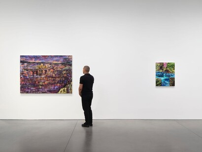 Maia Cruz Palileo, The world tangled in you, exhibition view. Courtesy of David Kordansky Gallery