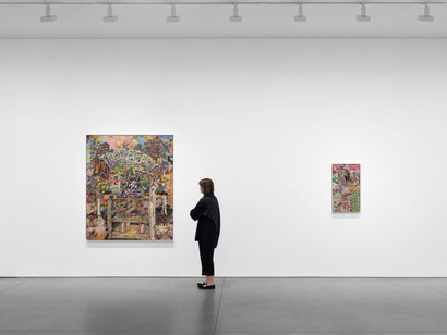 Ivan Morley, Tragegedy, [sic], exhibition view. Courtesy of David Kordansky Gallery