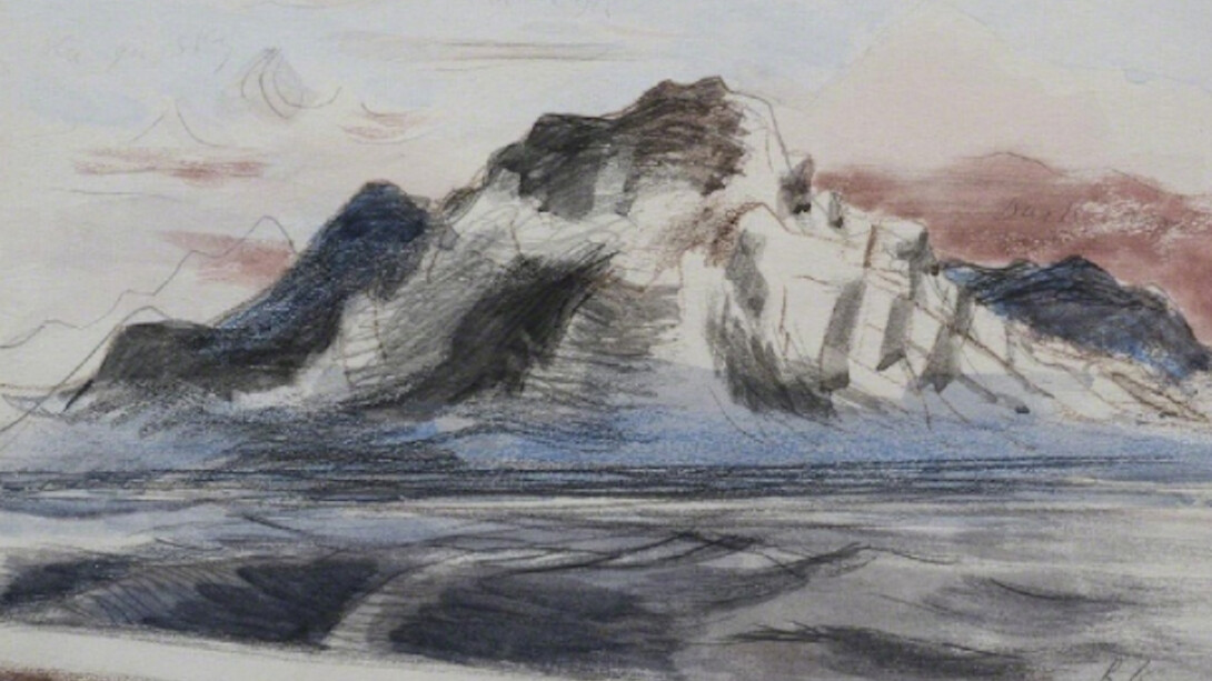 Paul Nash, Passing Gibraltar, 1933. Courtesy of Osborne Samuel