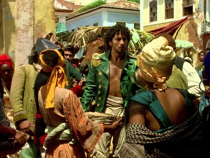 Fotograma da fita Carlota Joaquina, A Princesa do Brasil