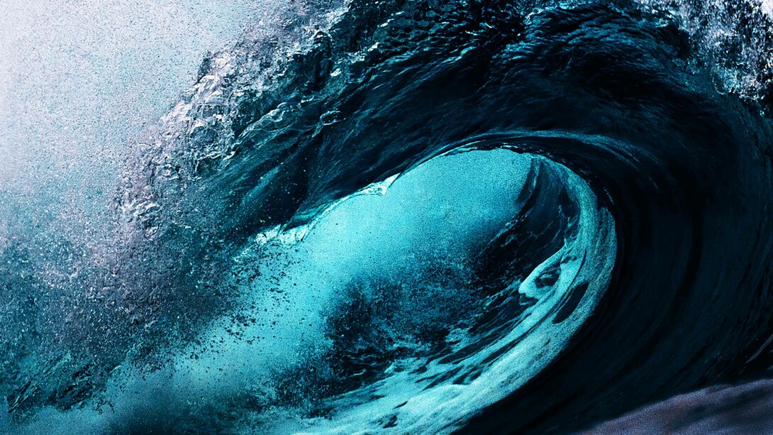 An ocean wave