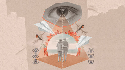 Tout ce que nous avons été se reflète dans un regard qui soutient encore le monde