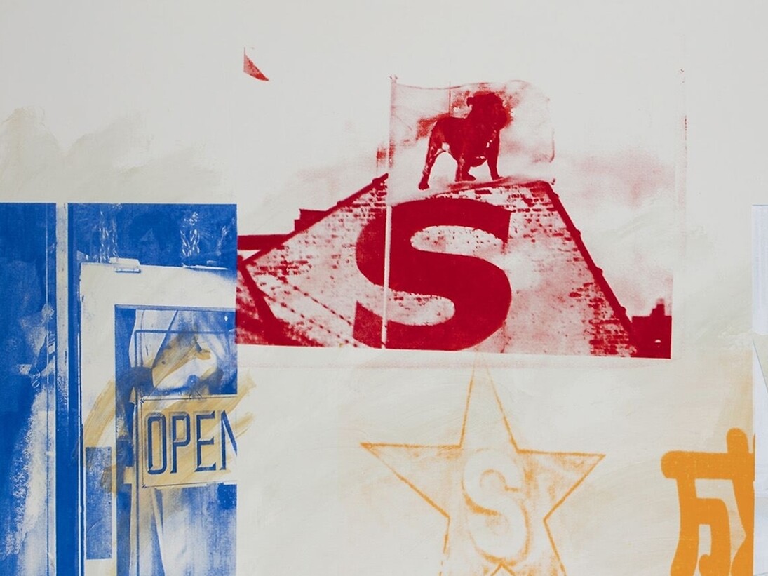 Robert Rauschenberg, Exhibition view. Courtesy of Galerie Thaddaeus Ropac