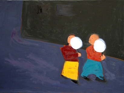 Project ArtBeat, Maka Batiashvili, Candy Cotton, 2015, Oil on canvas, 86 x 60 cm, Courtesy the artist and Project ArtBeat, Tbilisi