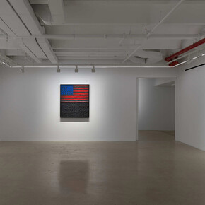 Vaughn Spann, All) Americans, exhibition view. Courtesy of Almine Rech Gallery