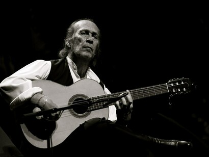 Paco de Lucía en una actuación en directo