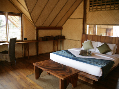 Inside a chalet, Vil Uyana © Gehan de Silva Wijeyeratne