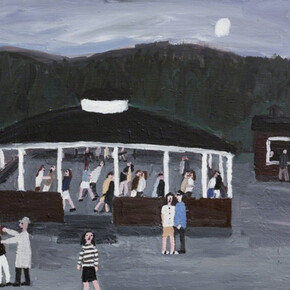 The Red House in the Woods. Courtesy of Anna Zorina Gallery