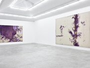 All images: Julian Schnabel, View of the exhibition ‘Jack Climbed up the Beanstalk to the Sky of Illimitableness Where Everything Went Backwards’, 19.10 - 14.11.2015, Almine Rech Gallery, Paris © Julian Schnabel - Photo: Rebecca Fanuele, Courtesy of the artist and Almine Rech Gallery