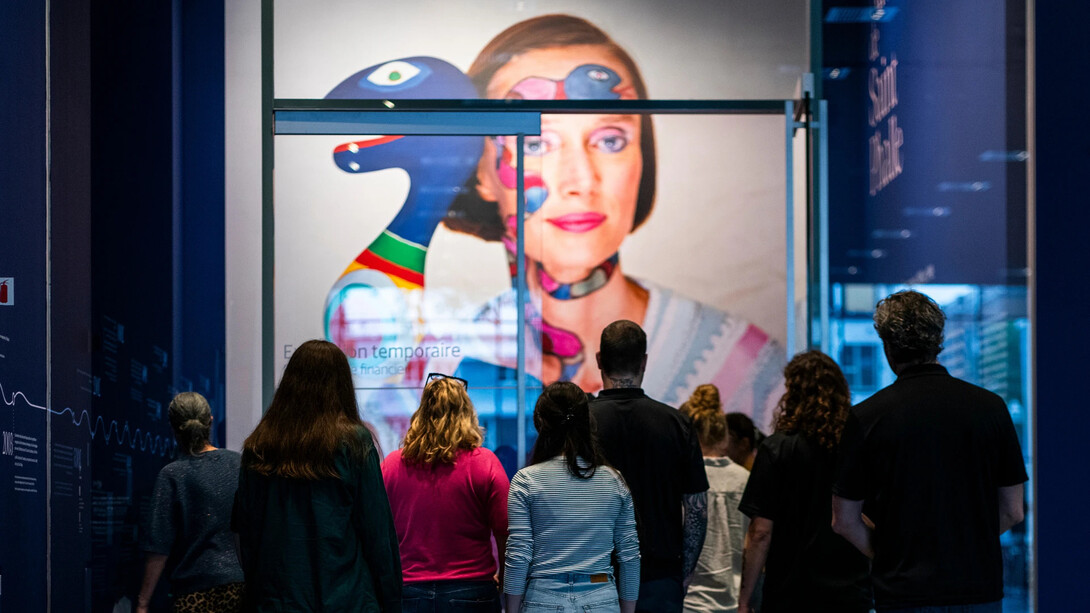 Niki de Saint Phalle, Les années 1980 et 1990 : l’art libéré, vue de l’exposition. Avec l’aimable autorisation du Musée national des beaux-arts du Québec