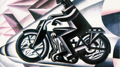 «Motorista, sólido con velocidad» (1927), Fortunato Depero