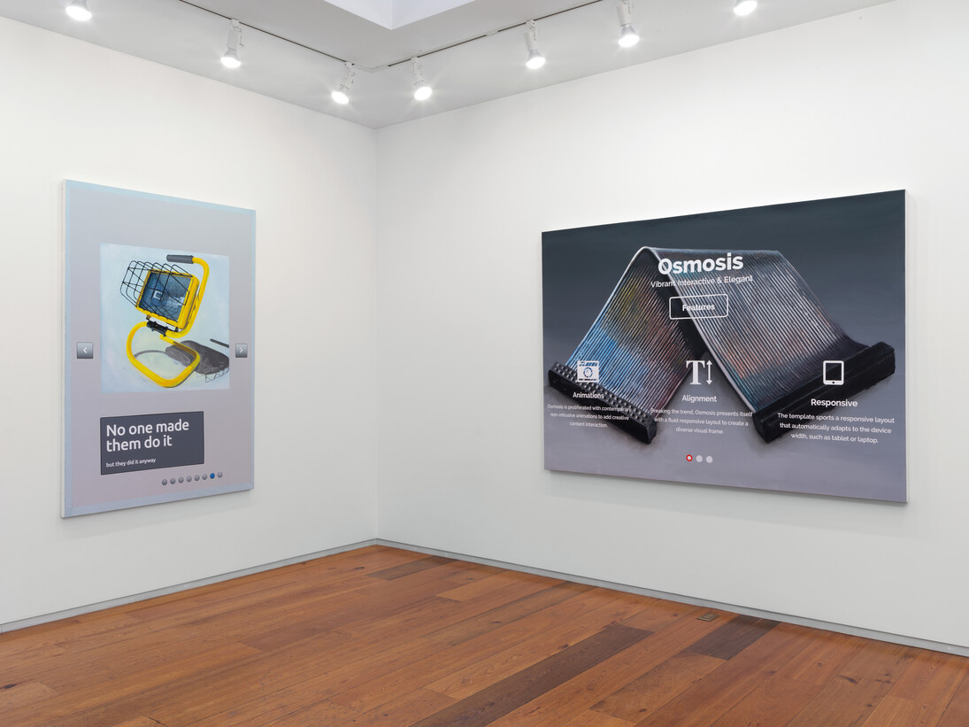 Joel Holmberg, Installation view