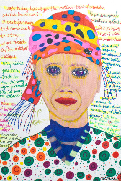 Laura Anne Walker, Self portrait, 2024. Courtesy of Fountain House Gallery