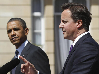 Barack Obama e David Cameron