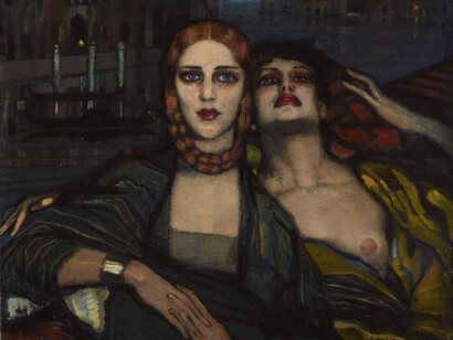 Las hermanas de Venecia (The Venetian Sisters), 1920, Oil on canvas, 91 x 96 cm
