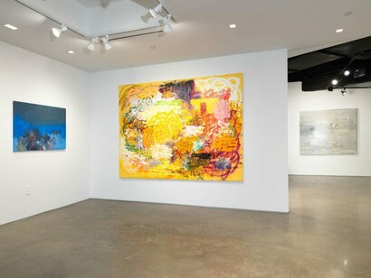 Various artists, The space we exist in, exhibition view. Courtesy of Heather Gaudio Fine Art