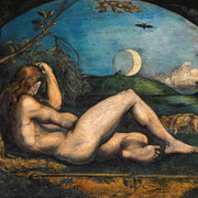 George Richmond (1809–96), Abel and the Shepherd, 1825, Tempera on oak, 23 x 30.8 cm, © Tate, London