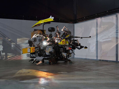 Jean Tinguely, vista della mostra. Per gentile concessione di Pirelli HangarBicocca