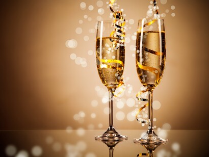 El champagne y sus burbujas