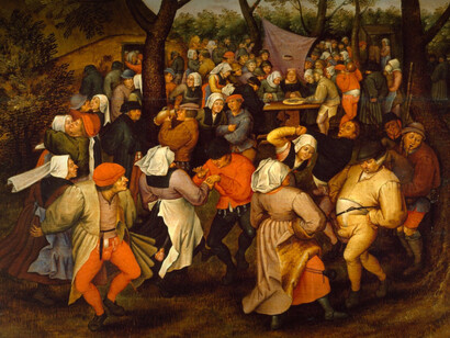 Pieter Bruegel el joven, El baile de bodas de los campesinos