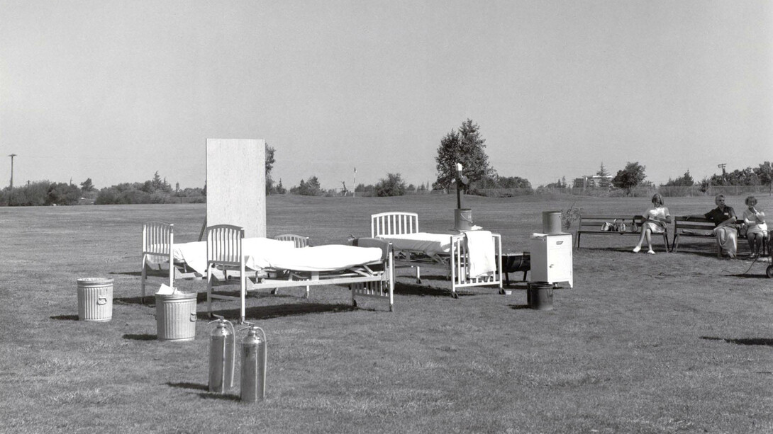 Mike Mandel, Larry Sultan, Untitled, from the series Evidence (detail), 1977. Courtesy of Zander Galerie