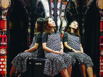 Professor Crackitts Light Fantastic Mirror Maze. Courtesy of Science Centre