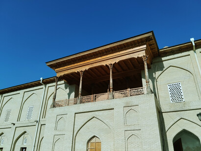 The Jami Mosque in Andjani, Uzbekistan, is an architectural wonder