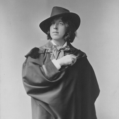 Oscar Wilde (1854-1900) nel 1882